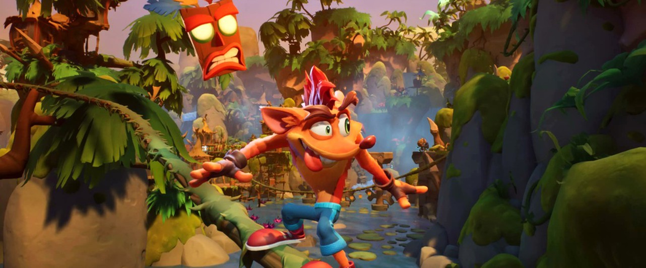 Новый геймплей Crash Bandicoot 4: Крэш ходит по потолку и исследует пиратский остров