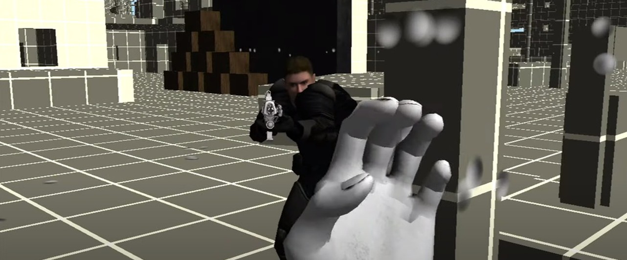 Геймплей прототипа Black 2: город-плейсхолдер и летающие надписи