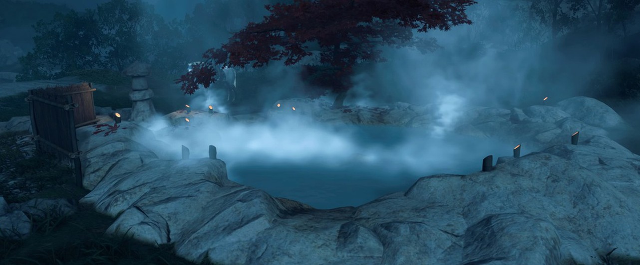Ghost of Tsushima: все горячие источники