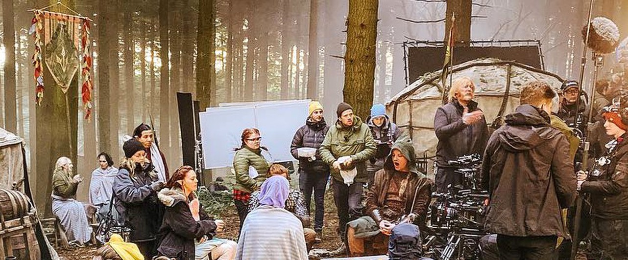 Фото: строительство декораций третьего сезона «Ведьмака»