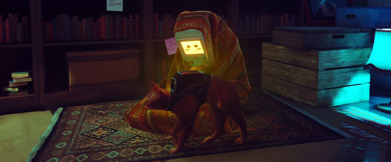 Stray: достижение «Лучший друг кота»