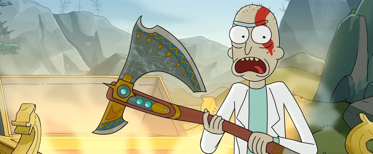 Рик и Морти поучаствовали в рекламе God of War Ragnarok