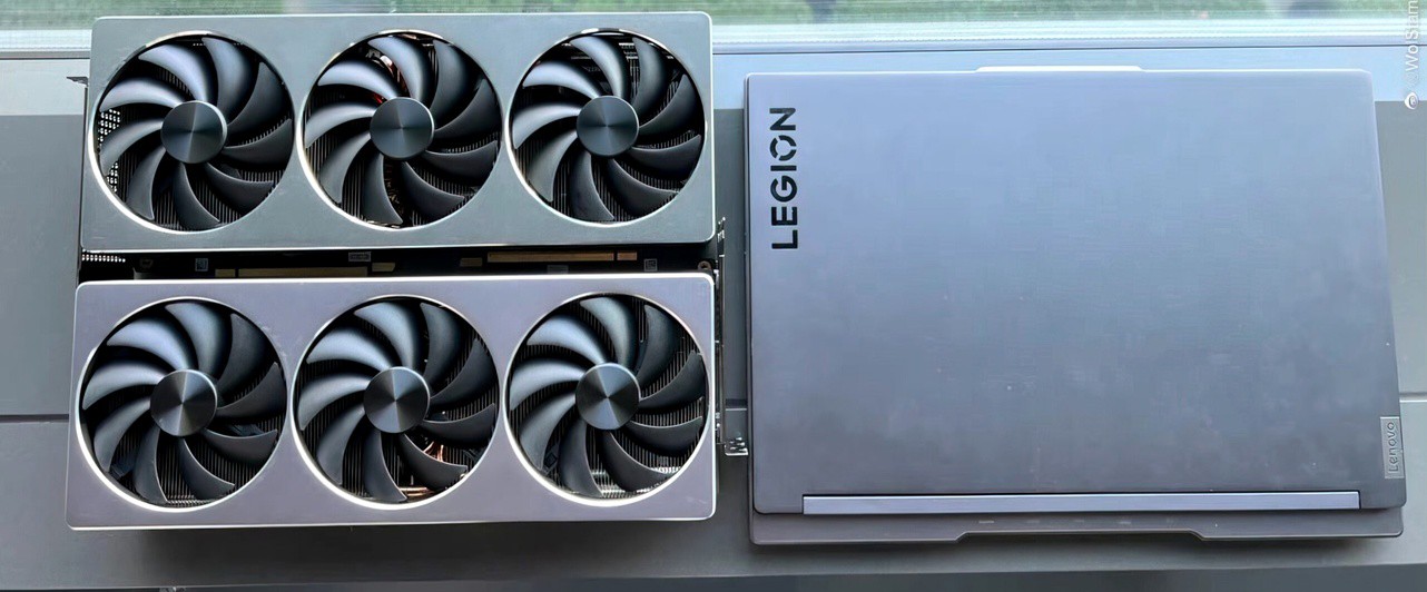 Фото: большая GeForce RTX 4090 от Lenovo