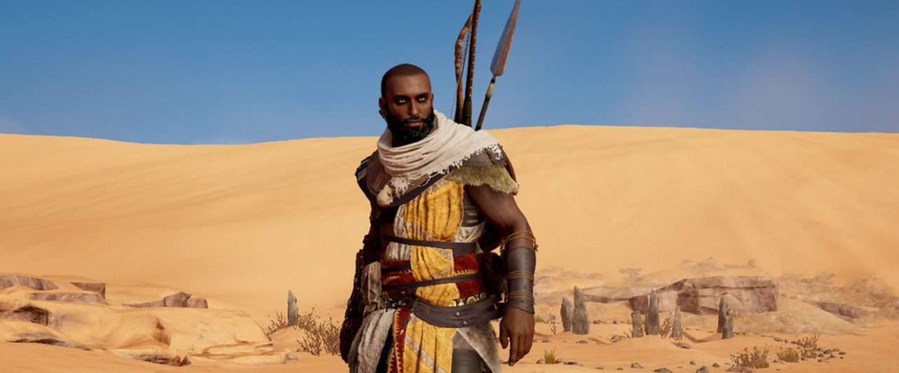 Кто озвучивал байека на русском assassins creed origins