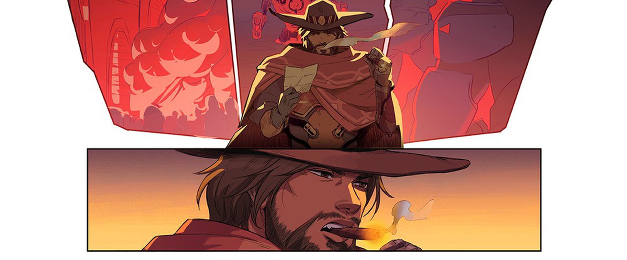 Comic book dedicated to McCree's renaming into Overwatch