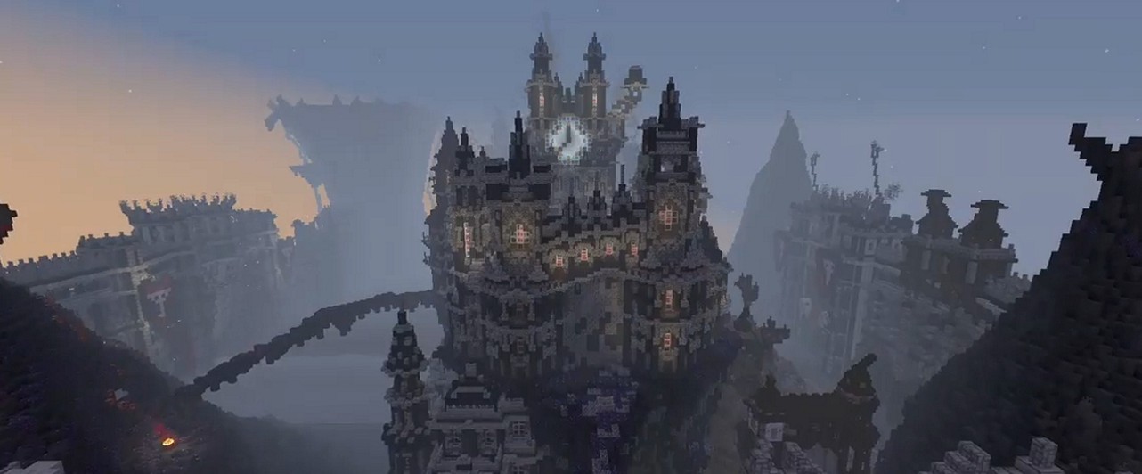 In Minecraft, five years create a world in the style of Dark Souls: video
